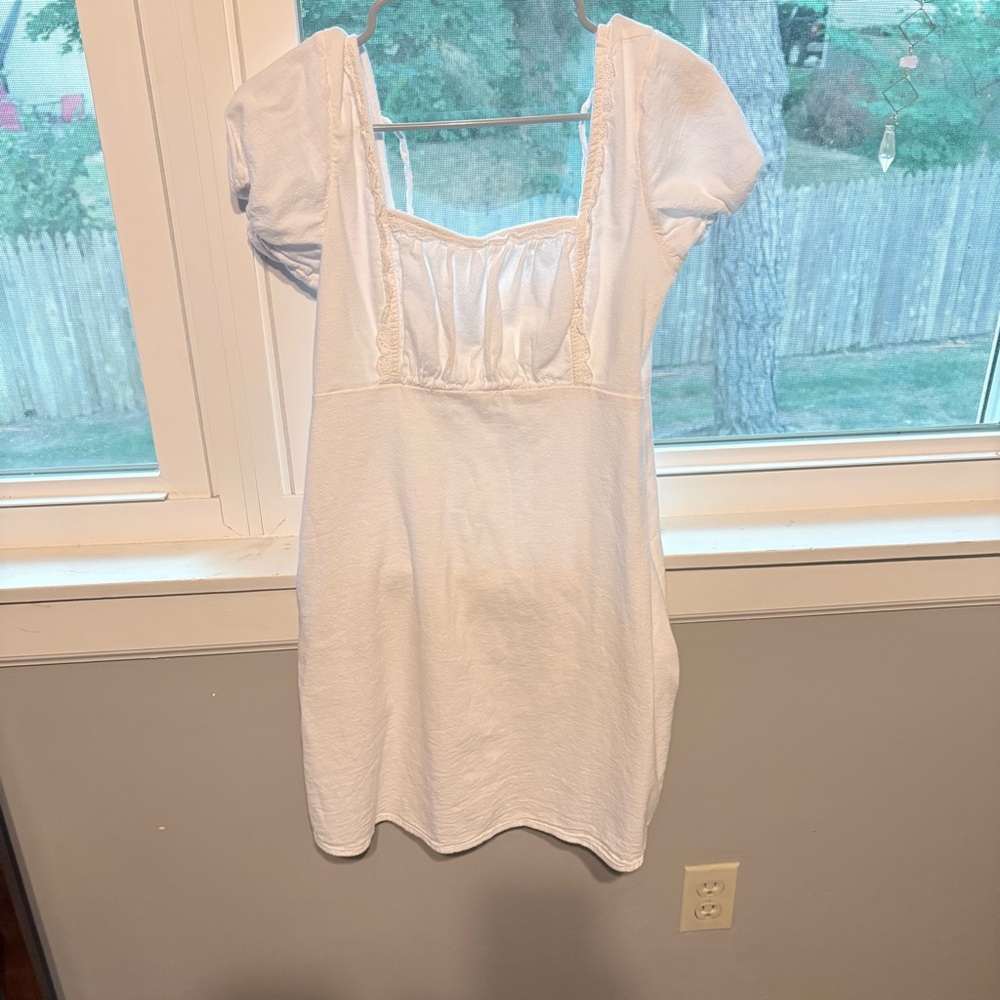 Hollister White Baby Doll Dress, medium